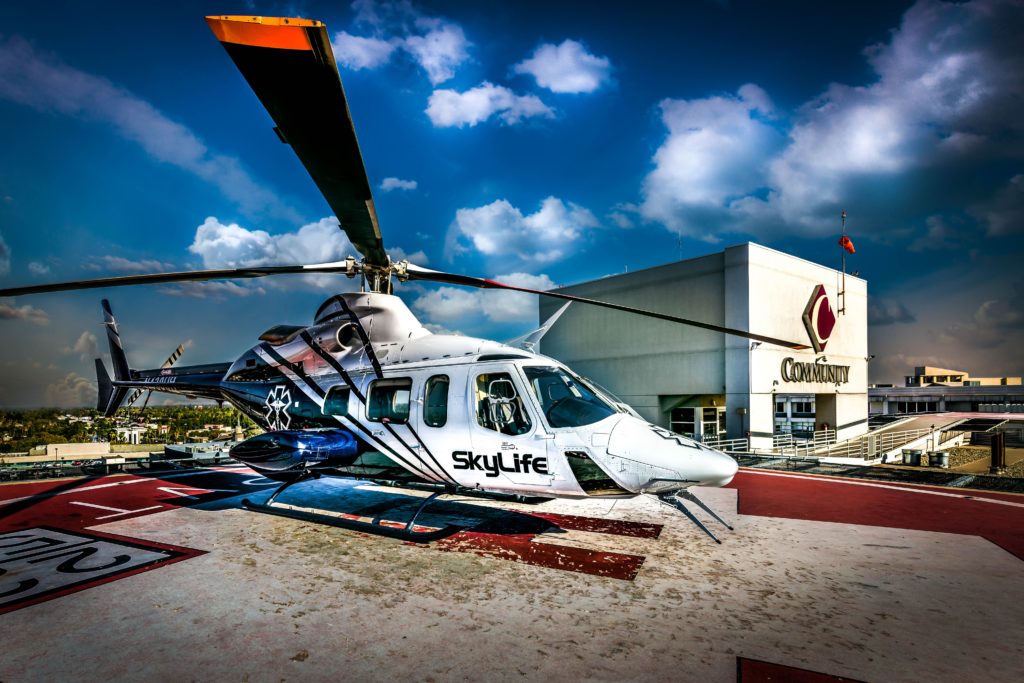 Skylife air medical helicopter